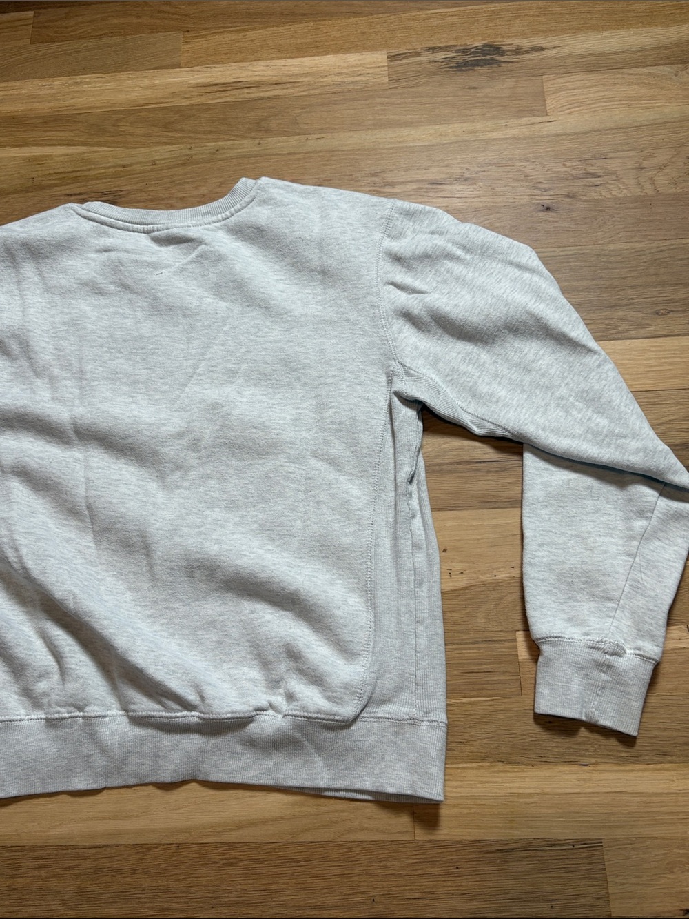 Signature Minnesota Crewneck Sweatshirt in Light Gray with Red Lettering - Picture 15 of 16